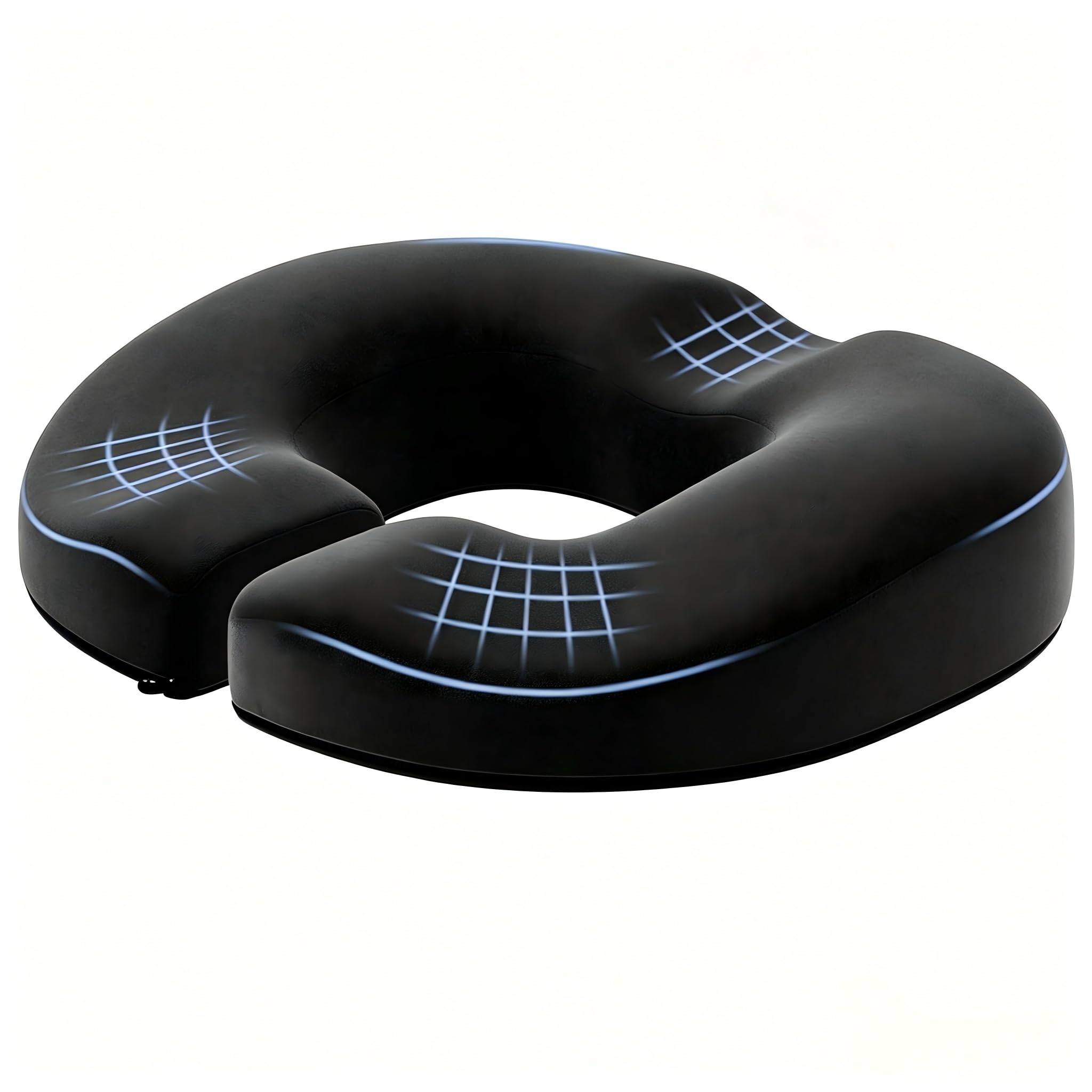 Benazcap Donut Pillow Seat Cushions, Tailbone Support Cushion, Slightly Firm