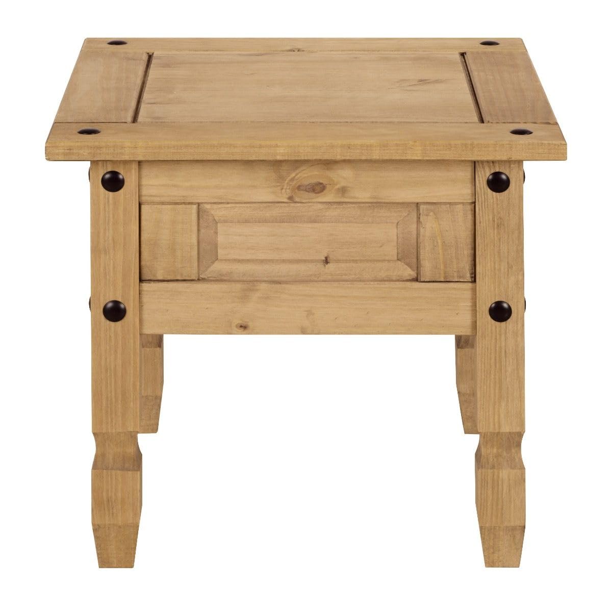 Corona Lamp Table Mexican Solid Pine Waxed