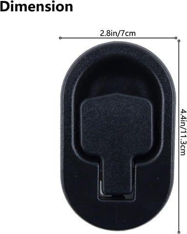 Nlinlin 1Pc Black Recliner Replacement Part Sofa Chair Couch Release Lever Pull Handle Replacement Recliner Handle ABS Plastic Fits Both A 6mm and