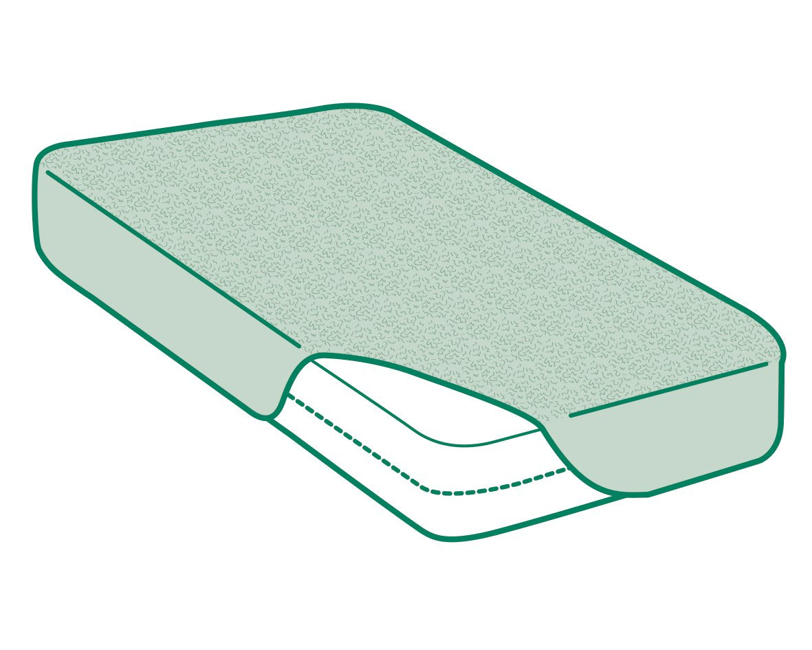 Savel - Mattress Cover (90x190/200 cm) Single Size | Bamboo Bed Cover | Waterproof Mattress Protector - White