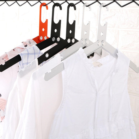 Clothes Hanger, Foldable Travel Hanger with Windproof Hook High Strength Travel Essentials Clothes Drying Rack for Home, Camping, Hotel