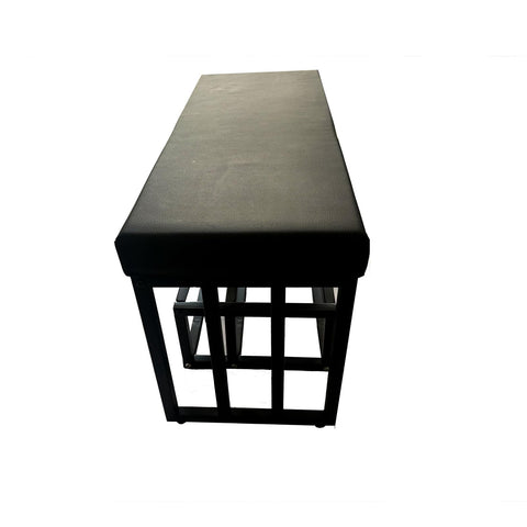 nonotse shoe bench with seating area,shoe rack bench, shoe rack with seating area metal black,shoe rack hallway bench with storage space for living