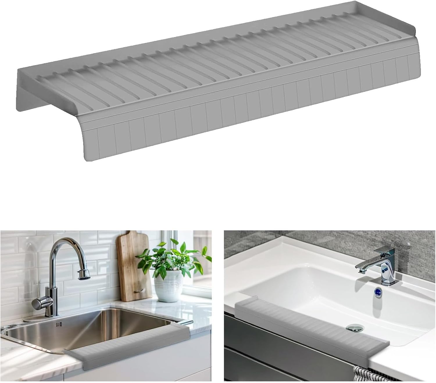 Sink Protector Countertop Guard Retractable Silicone Splashback for Kitchen Bathtubs OVAQUIXIggwa74e52d11