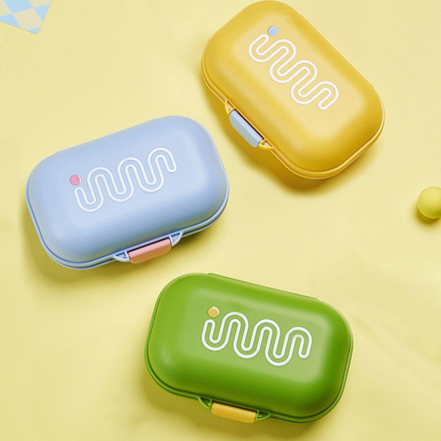 EOWVISN 3 Piece Soap Dish, Portable Soap Dish, Drain Soap Dish, Waterproof Soap Dish, Suitable For Travel, Camping, Gym, Bathroom, Etc.