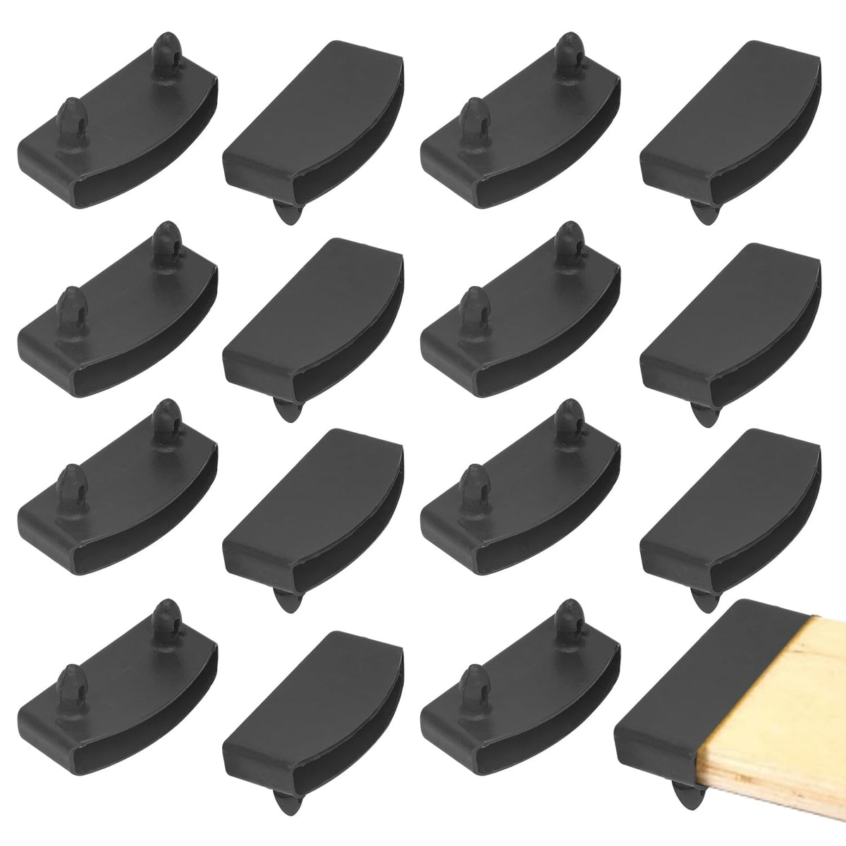 Sgehai 26 Pcs bed slats replacement bed slat end clip,plastic bed slat holders caps 55mm,for double/single bed and king size replacement support cap