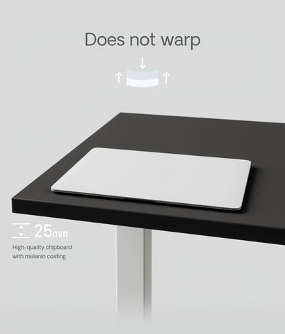 Desktronic Table Top 160 x 80 cm Desk Top - Perfect for Height-Adjustable Desks, Dining Tables and More - Made in Europe