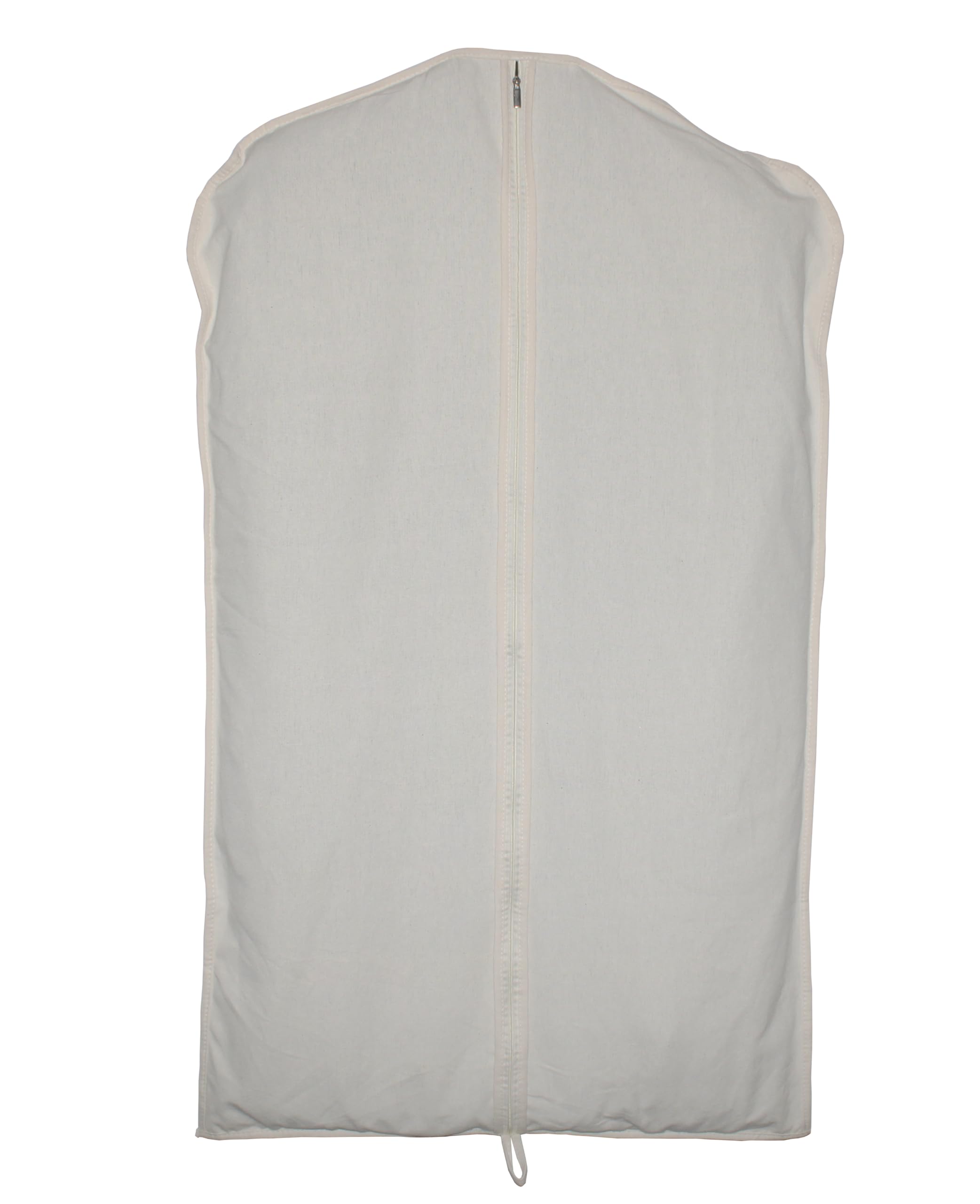 Langjitianya 100% cotton canvas garment bags for closet storage and travel suit bags for clothes, coats, jackets, shirts