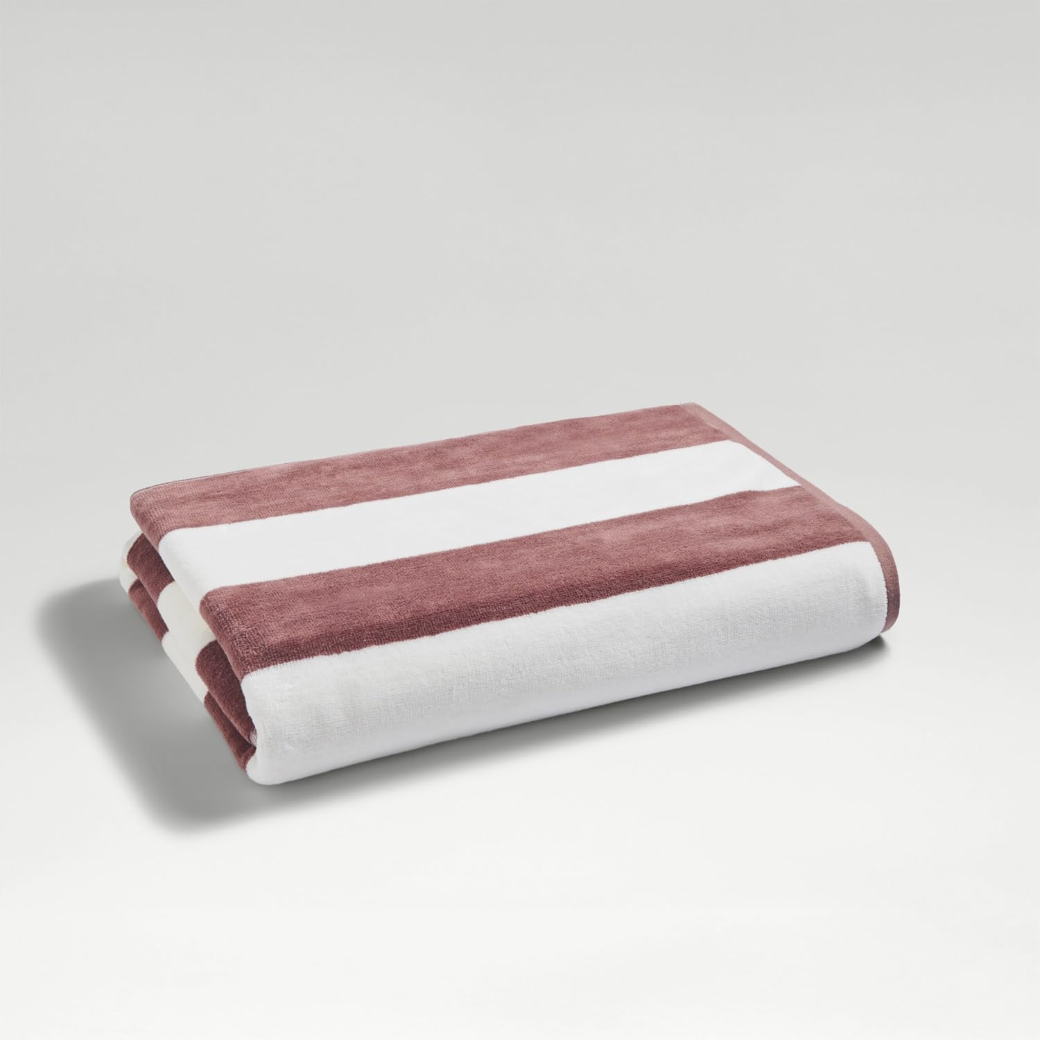 Christy Cabana Stripe Beach Towel | Extra Large | Sand Free | 100% Cotton | Luxury Super Soft Velour Front | Quick Dry Towelling Rear