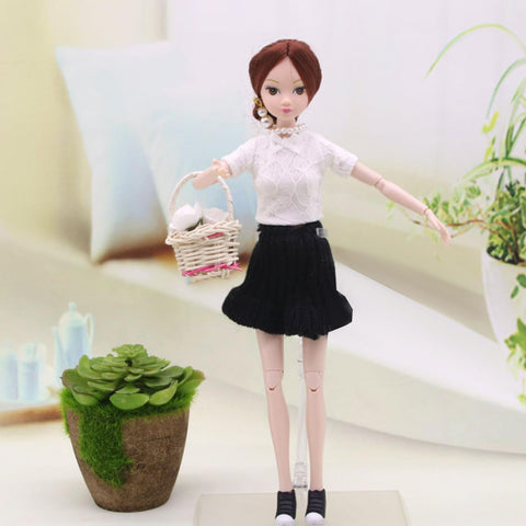 EOWVISN 10 Pieces Mini Cargo Basket, Creative Woven Basket, Home Decoration, Doll House Accessories, Photography Props.