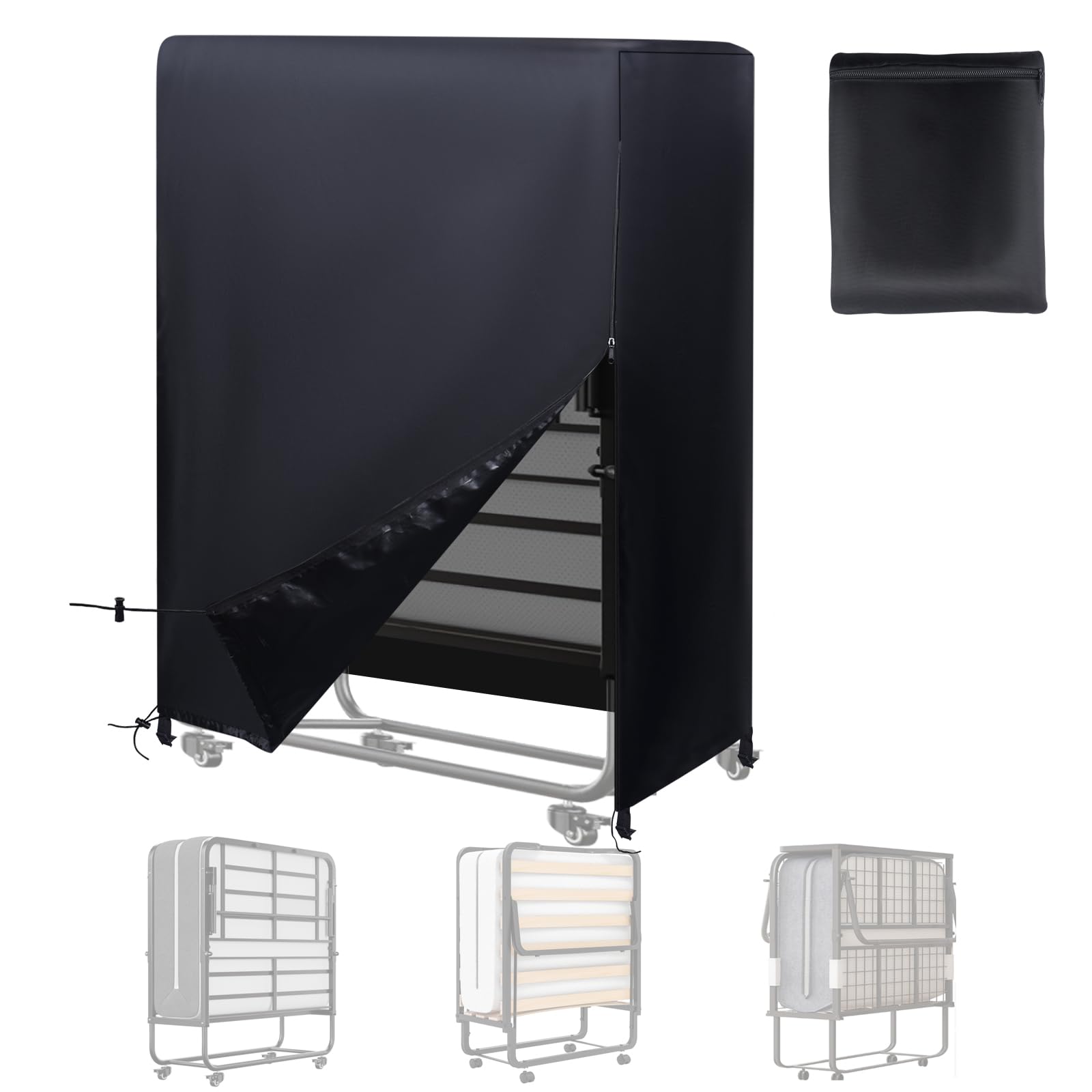 Folding Bed Storage Cover (39" L x 15" W x 45" H)