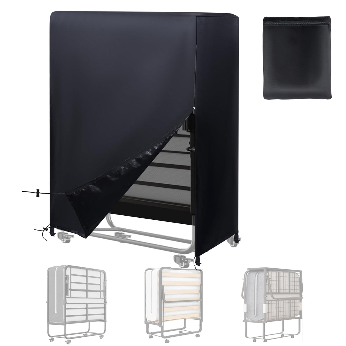Folding Bed Storage Cover (39" L x 15" W x 45" H)