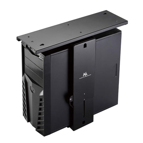 Maclean MC-885 B Universal Computer Desk Holder PC Station Workstation Holder Under Table Up To 10kg Extendable Swivel 360 °