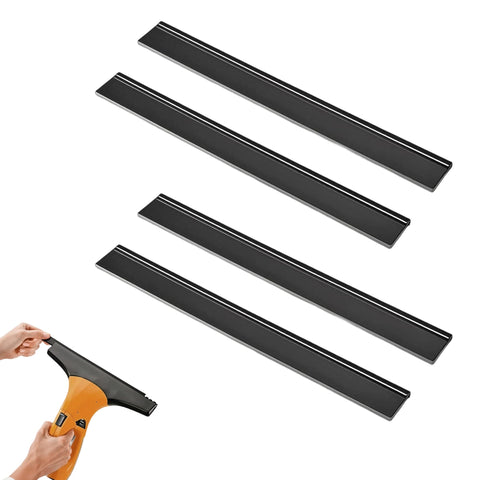 4PCS Replacement Rubber Lips for Karcher Window Vac Blades Glass Cleaner Replacement Lips 280MM Window Squeegee Window Cleaning Squeegee Compatible