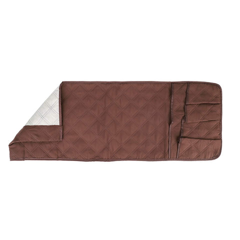 Sofa Chair Armrest Storage Organizer Non-Slip Couch Recliner Remote Control Holder Waterproof Sofa Arm Tidy Hanging Storage Bag with 5 Pockets Holder