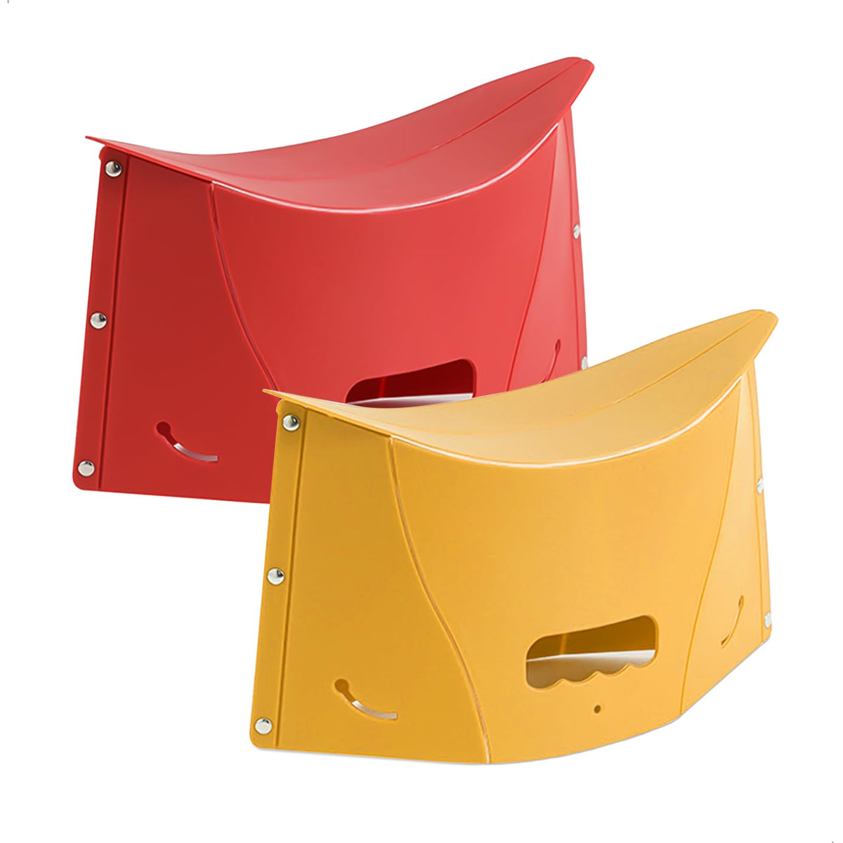 xtemtoamz Articoli 2 Multifunctional Folding Toilet Stool Squatty Potty Portable Step for Home Bathroom, Foldable Can Be Used as Storage Bag