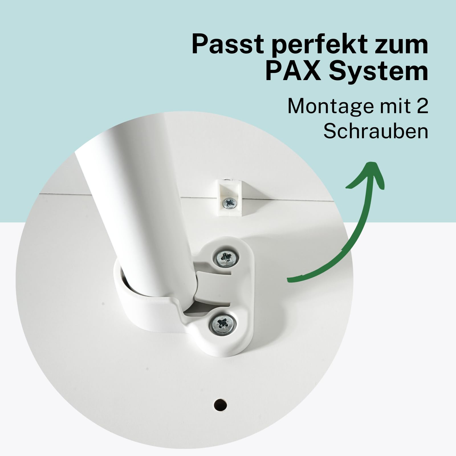 KOMPLEMENT 130527 Clothes Rail compatible with IKEA PAX