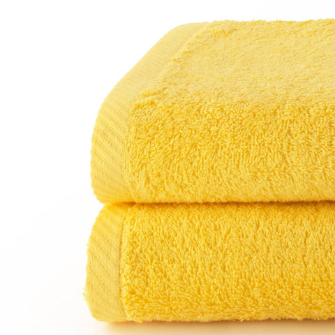 Top Towel - Plus - Large Bath Towels - Bath Towels - 2 Bath Towels - 100 x 150 cm 100% Cotton - Lemon