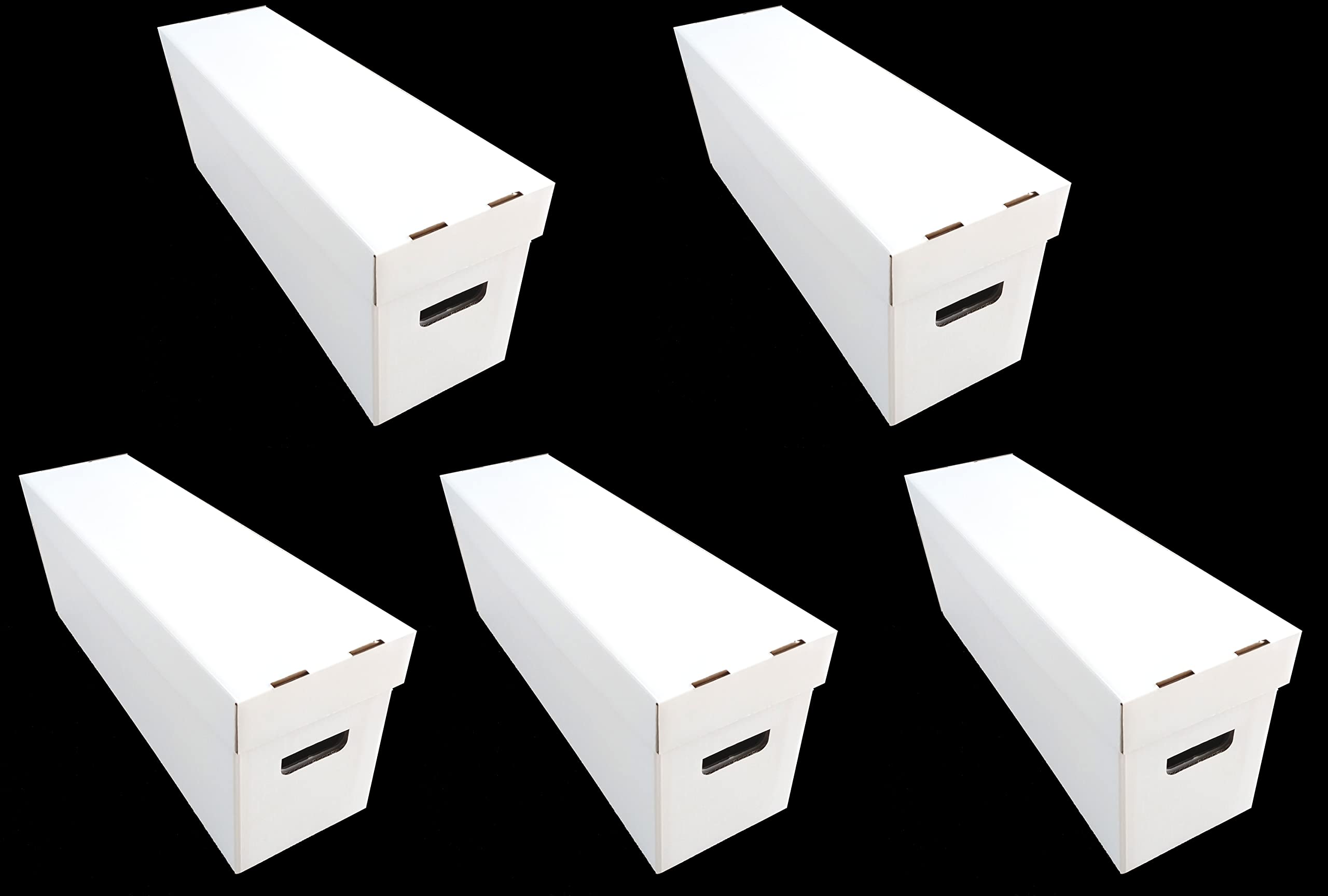 docsmagic.de 5x Long Comic Storage Box - 19.4 x 27.6 x 69.8