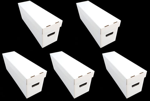 docsmagic.de 5x Long Comic Storage Box - 19.4 x 27.6 x 69.8