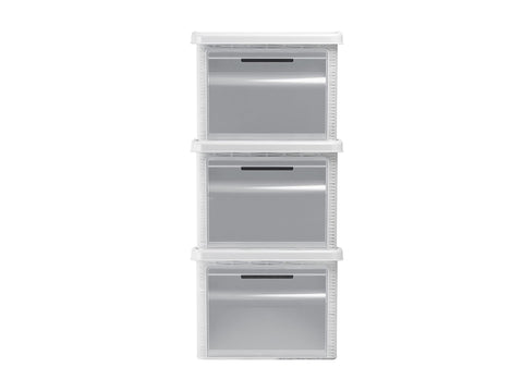 Stefanplast Elegance Multipurpose Case with Front Door, White, Medium/29 x 39 x 21 cm