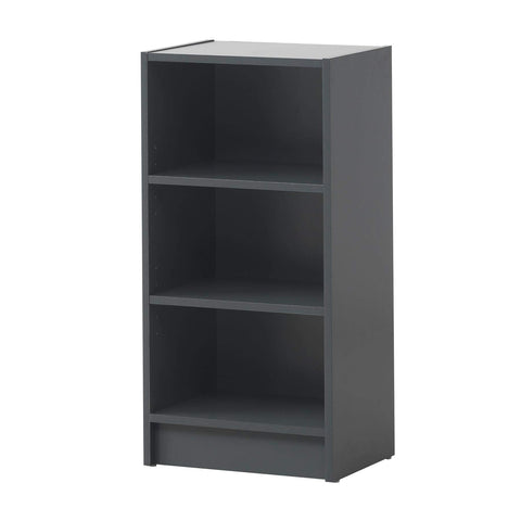Timber Art Design UK 3 Tier Bookcase Storage Open Floor Mount Industrial Rack Display Shelving Organiser Cubes Unit For Living Room, Office