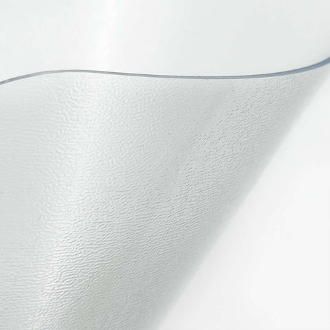 Nicoman Frosted (Semi-Clear) Chair Mat, Non-Slip PVC Wooden Floor Protector Mat with Round Edge