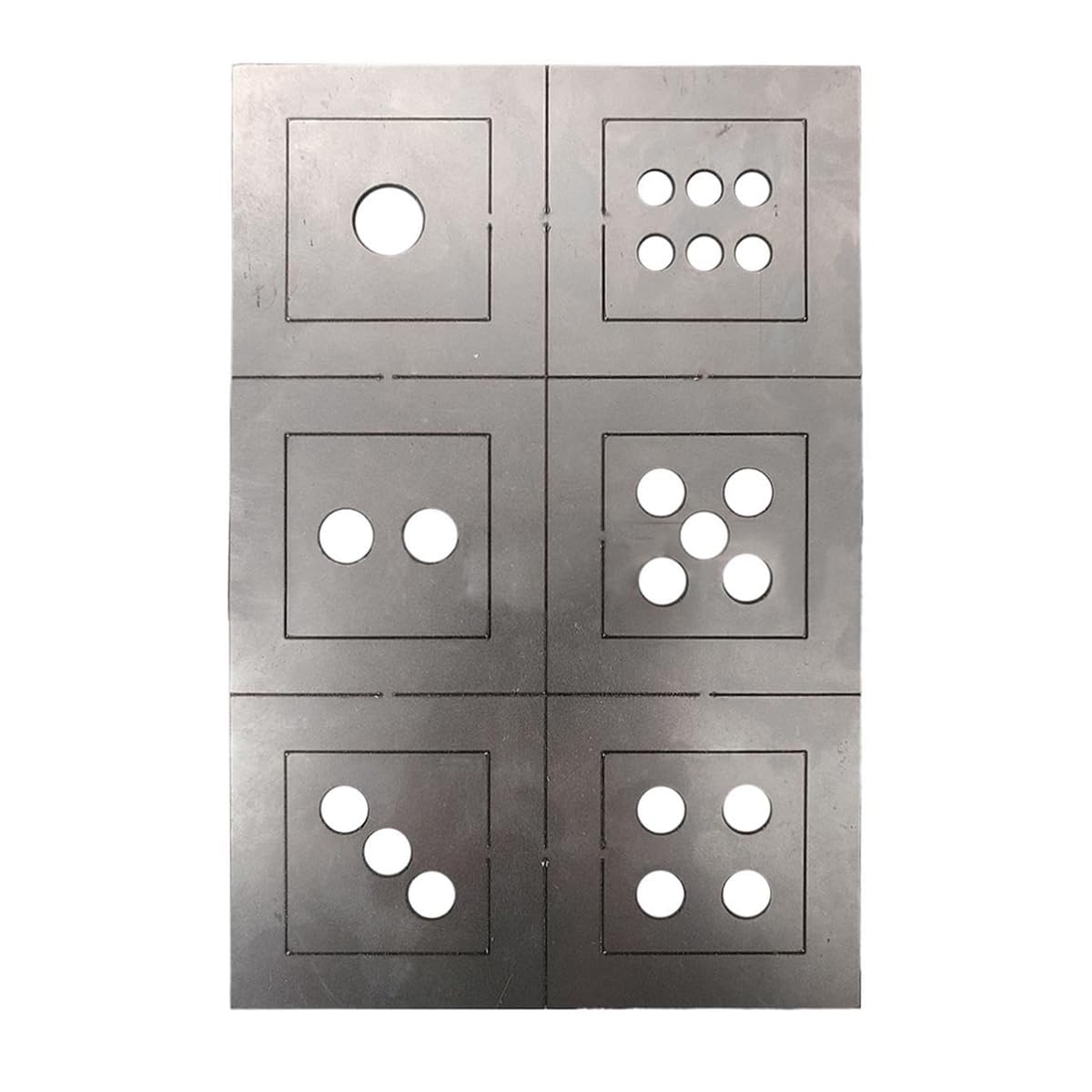VOANZO Stainless Steel Welding Mold Welding Plate Practice Beginner Welding Practice Novice Practice Welding Sheet Dice Welding Kit Low Carbon Steel
