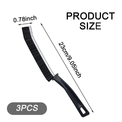 Crevice Cleaning Brush,GWAWG Bathroom Tile Groove Gap Cleaning Brush, Long Handle Narrow Crevice Cleaning Tool