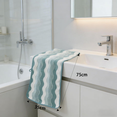 rexinwadfu Microfibre Soft Hand Towels, Quick Dry 35 x 75cm Guest Towels, Super Water Absorbent Towel Set for Bathroom Or Kitchen