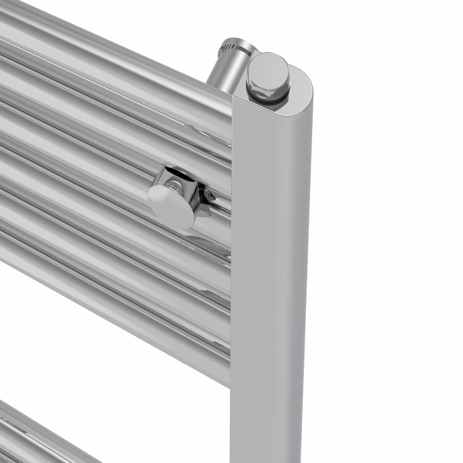 Warmehaus Straight Bathroom Heated Towel Rail Warmer 1800x500mm Chrome