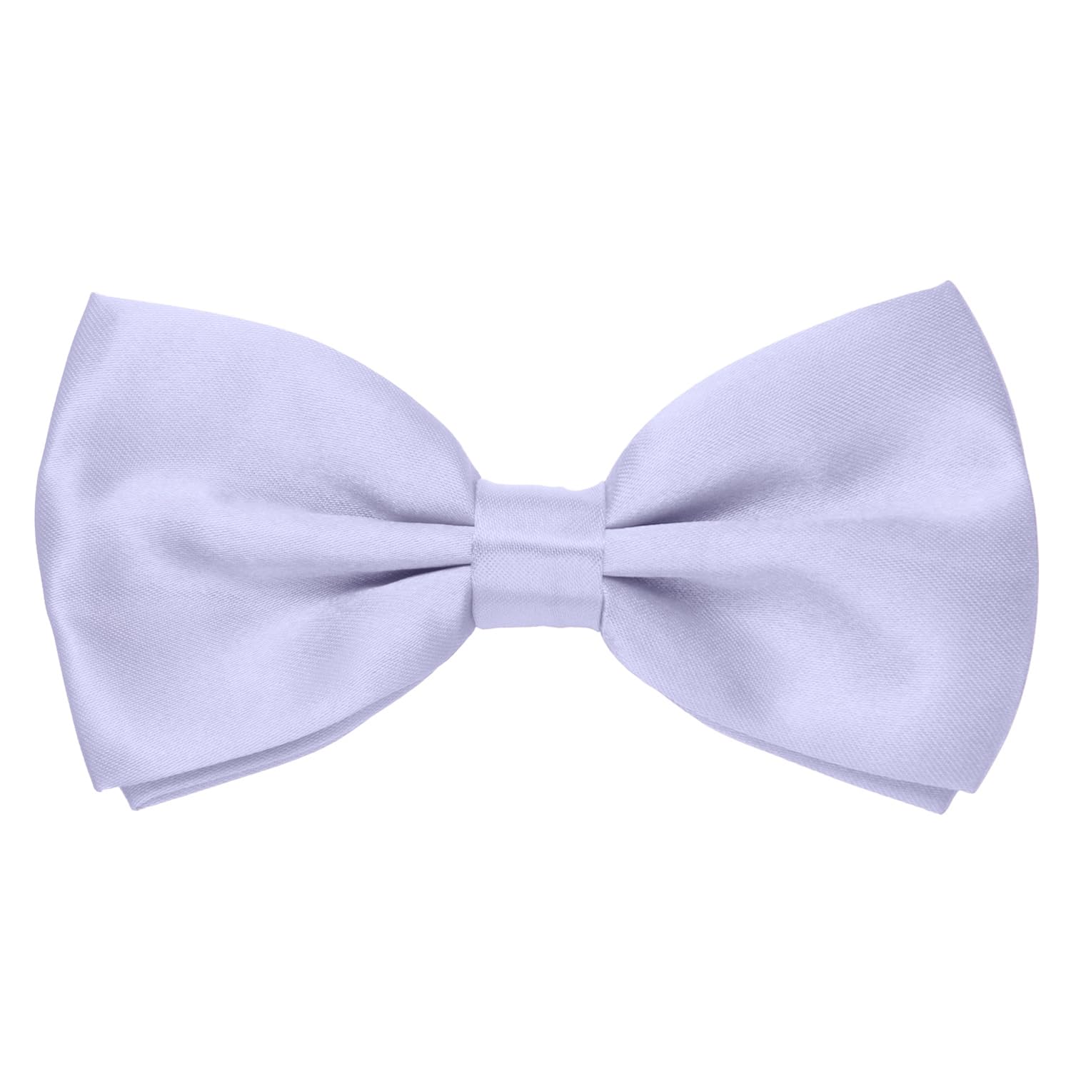 MASADA bow tie pastel purple - men's accessory in shiny-look, continuously adjustable, handmade with hook closure - 12 x 6 cm