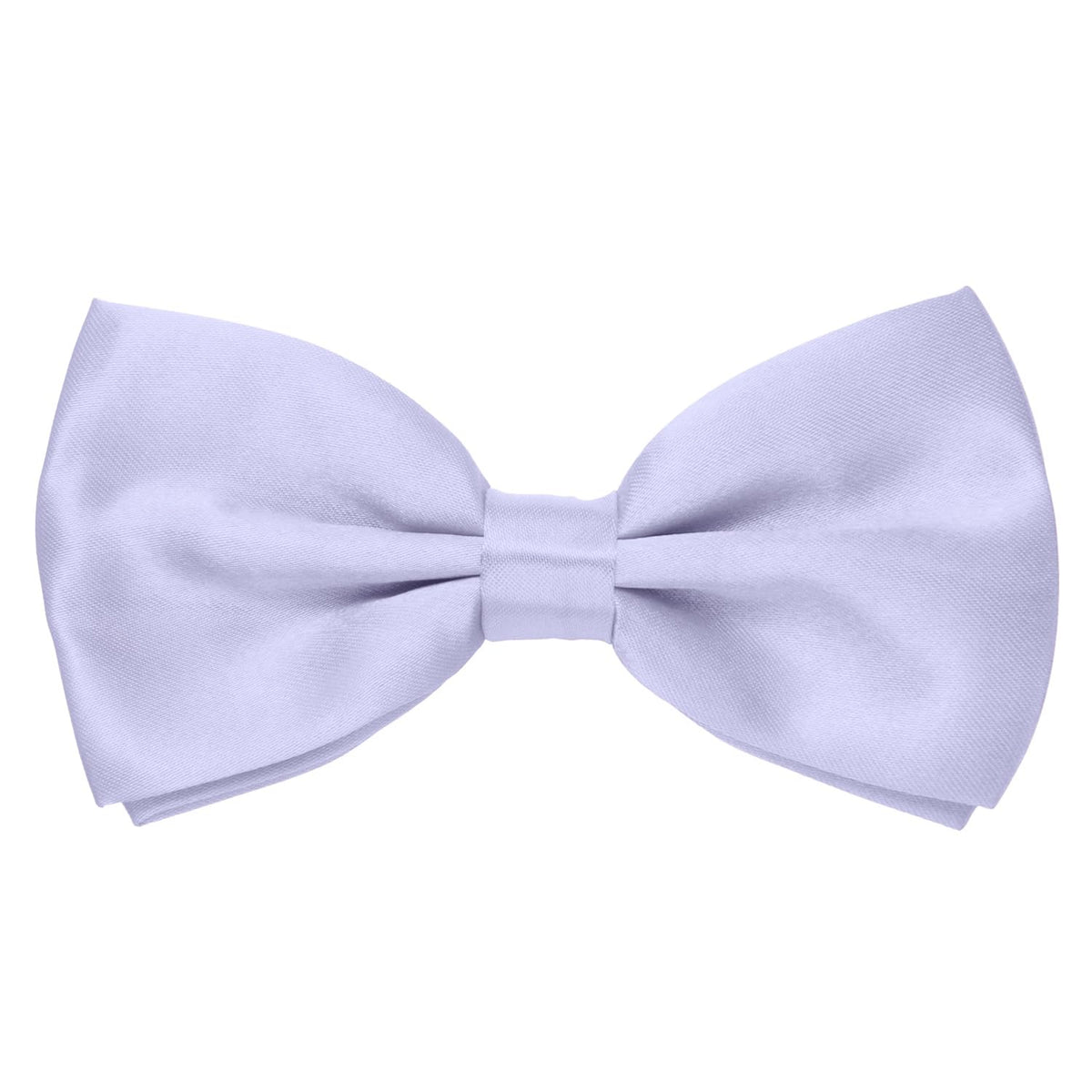 MASADA bow tie pastel purple - men's accessory in shiny-look, continuously adjustable, handmade with hook closure - 12 x 6 cm