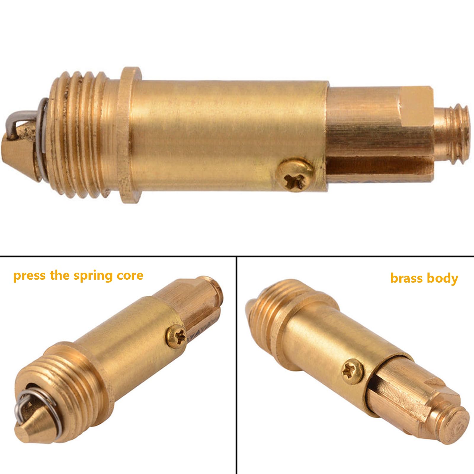 1PC Pop Up Sink Plug Replacement, Pop Up Click Clack Slotted Plug Bolt Assembly Replacement for Most Basin Bathroom Sink Bathtub Drain Stopper