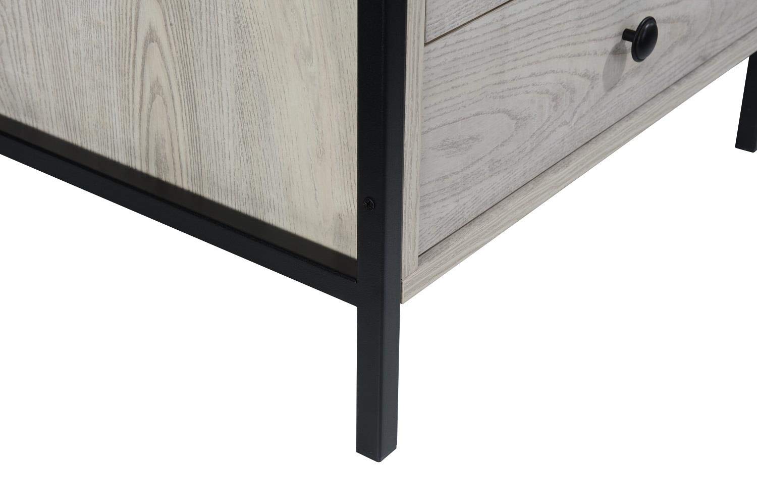 Timber Art Design UK Zahra 3 Drawer Chest Bedside Cabinet Storage Unit Nightstand Table Modern Furniture for Living Room, Bedroom