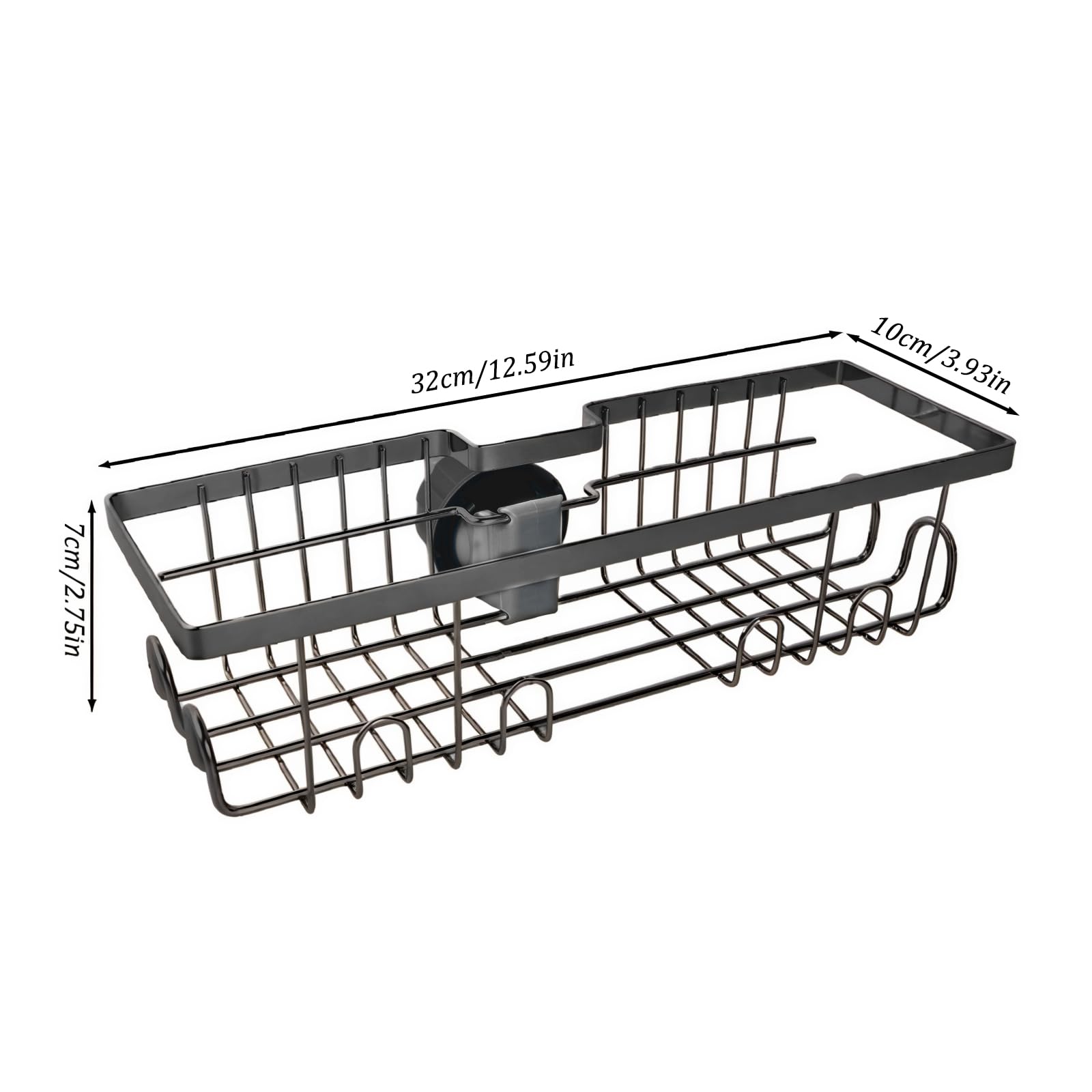 Ziyonix Shower Caddy Shelf No Drilling, Stainless Steel Bathroom Shelves Storage for Shampoo Shower Storage Accessories Shampoo Holder for Shower