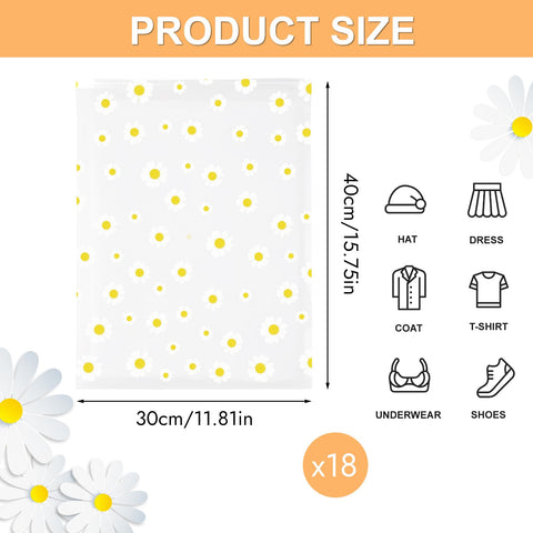 Deepton Reusable Ziplock Bags, Plastic Hospital Bag Organiser Pouches
