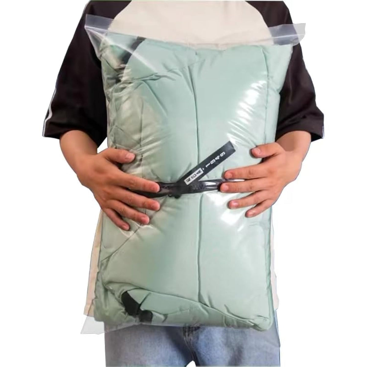 ATB-Foger 30Pcs Travel Clothes Storage Bags Clear Zip Lock Clothes Bags Resealable Large Plastic Luggage Pouch For Cloth, Storage