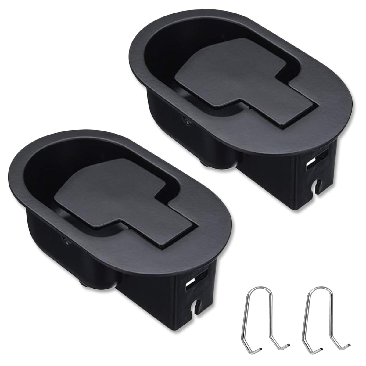 NEUSID 2 Pcs Recliner Chair Parts, Universal Sofa Couch Recliner Chair Release Pull Handle Replacement Parts Aluminum Alloy Thicken (Handle Only)