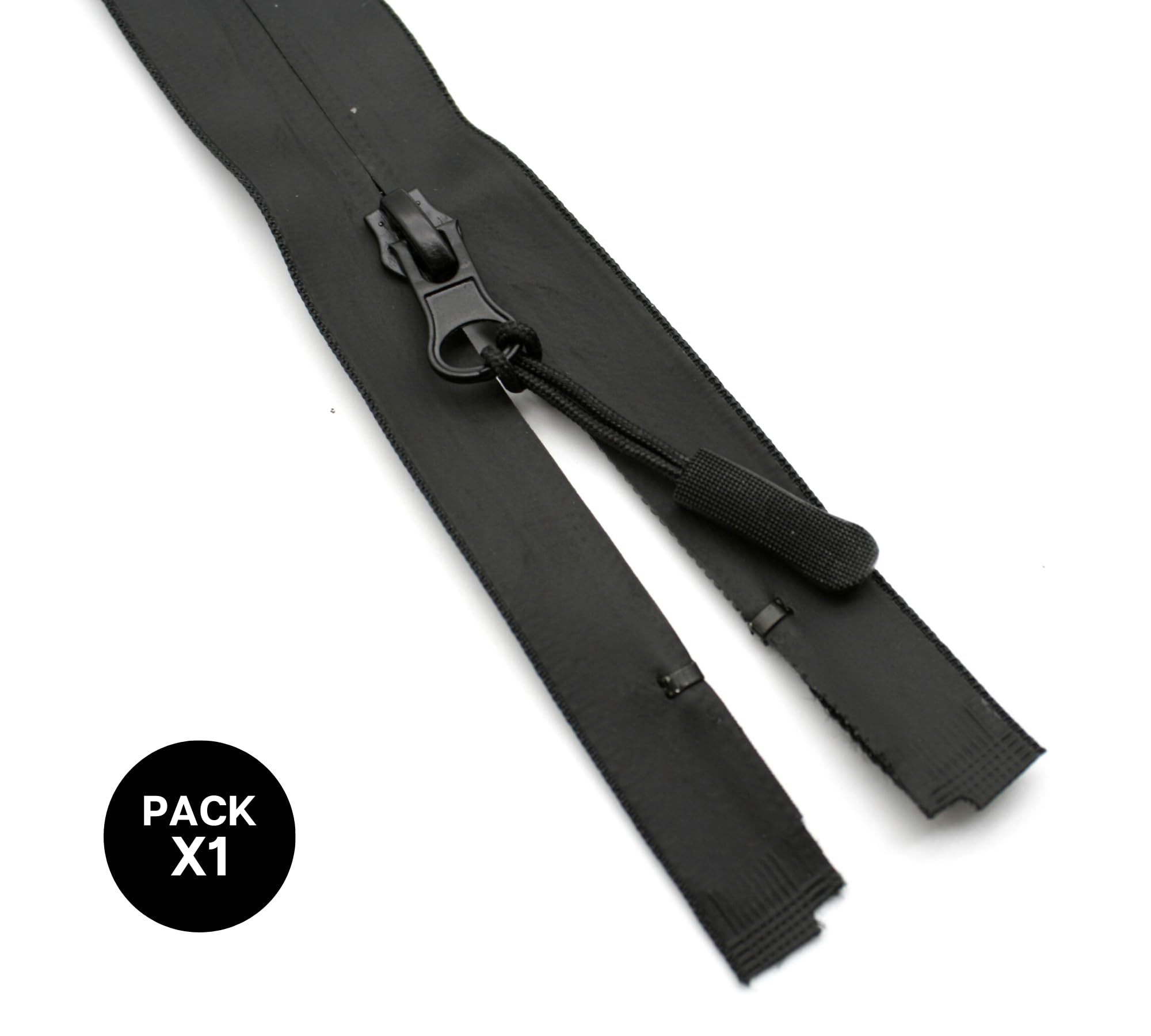 DOJA Barcelona Waterproof zips, Waterproof Jacket Zippe, Separating Zipper, zips, Jacket Zippe, Separating Zipper | | Pack 1 | 85cm | Black
