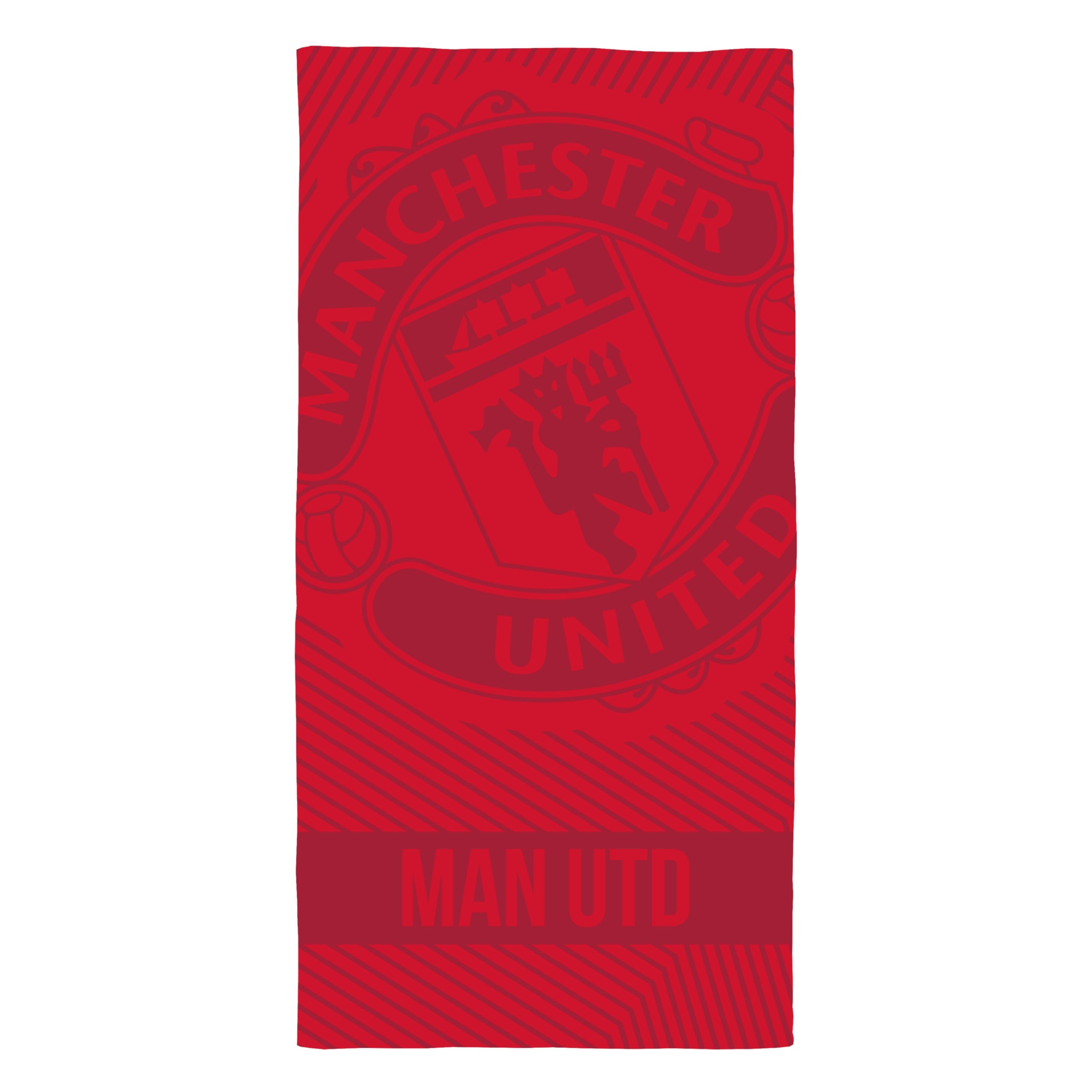 Manchester United FC Officially Licenced Towel | Super Soft Feel, Goal Design | Perfect The Home, Bath, Beach & Swimming Pool