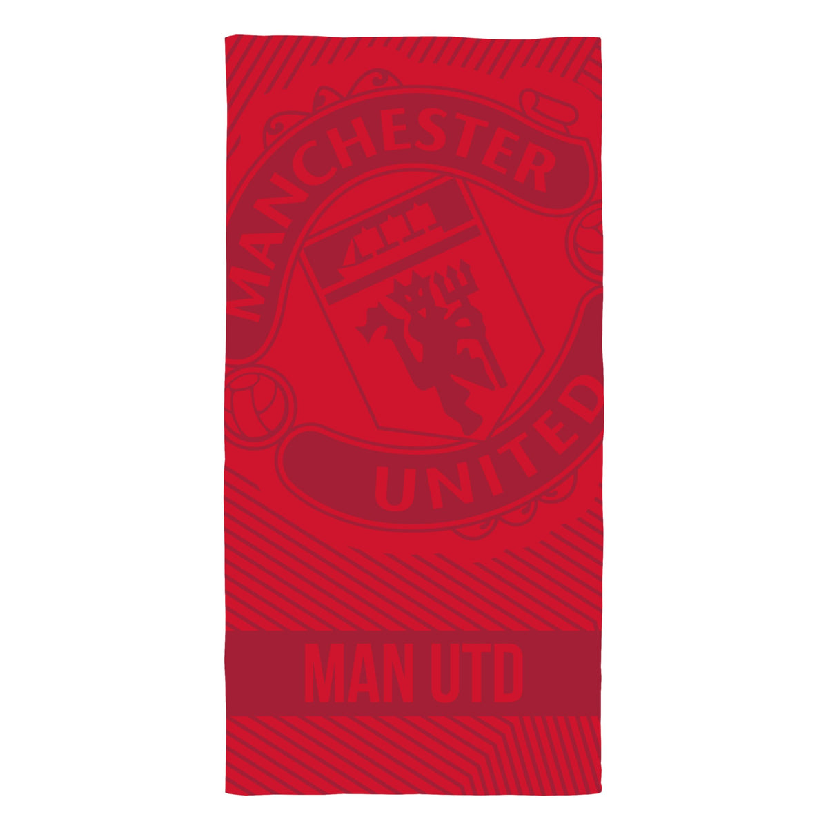Manchester United FC Officially Licenced Towel | Super Soft Feel, Goal Design | Perfect The Home, Bath, Beach & Swimming Pool