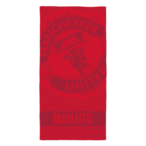 Manchester United FC Officially Licenced Towel | Super Soft Feel, Goal Design | Perfect The Home, Bath, Beach & Swimming Pool