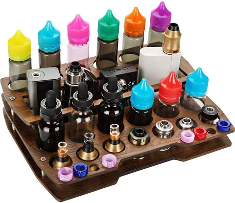 Lanrigorid Handmade Wooden Vape Stand Holder