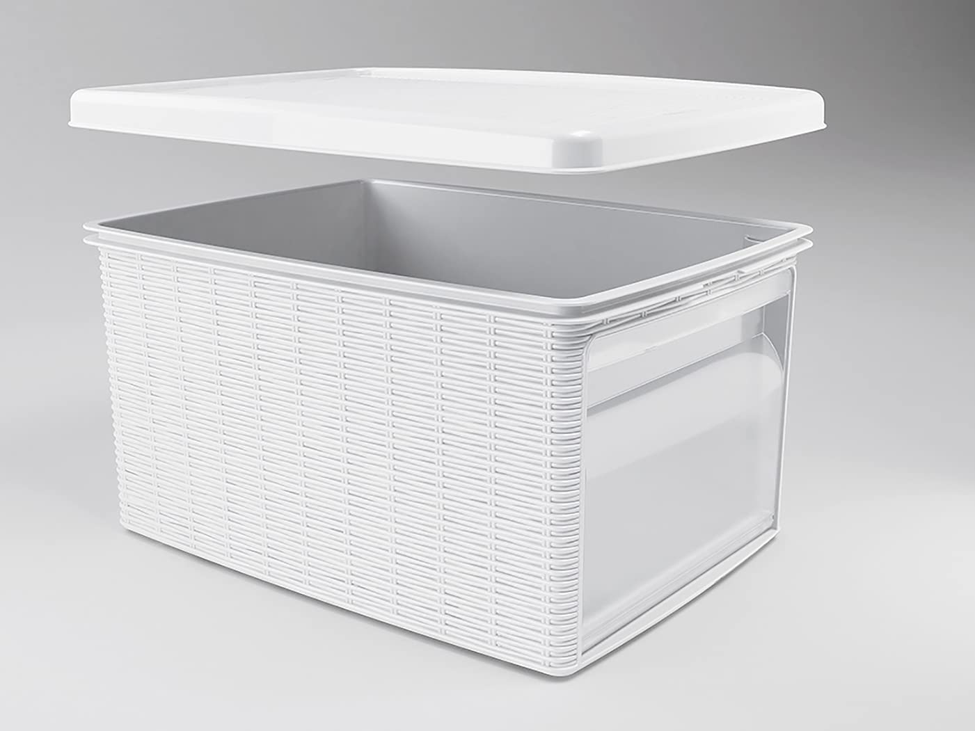 Stefanplast Elegance Multipurpose Case with Front Door, White, Medium/29 x 39 x 21 cm