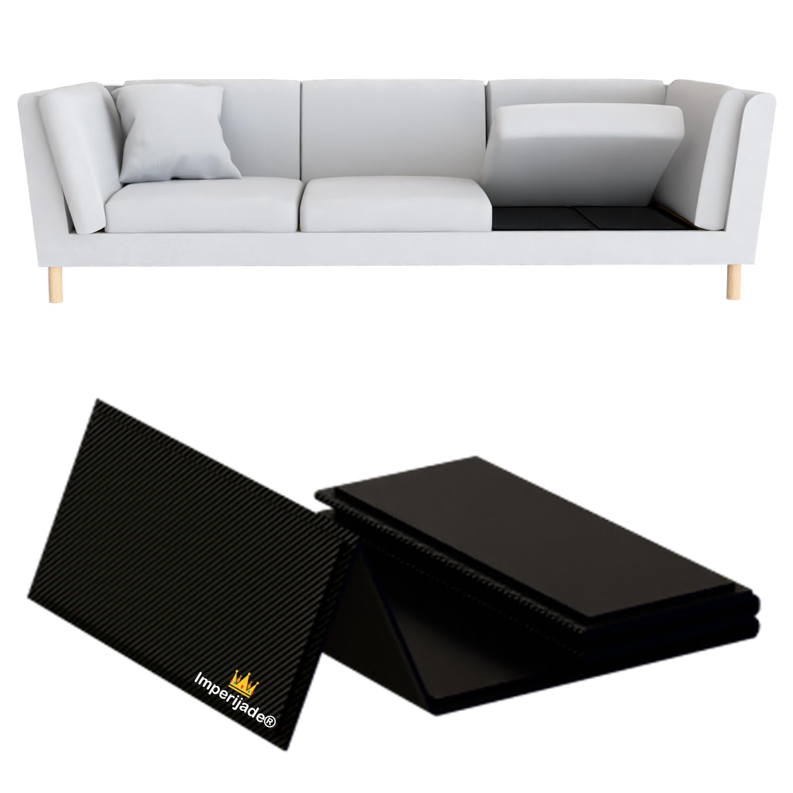 Imperijade® 𝗕𝗲𝘁𝘁𝗲𝗿 𝗦𝗶𝘇𝗲 Sofa Rejuvenator Board | Adjustable | Couch Sofa Cushion Support Board (173X52 cm)