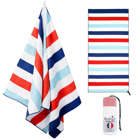 Exclusivo Mezcla Oversized Microfiber Beach Pool Towel for Adults, 180x90cm