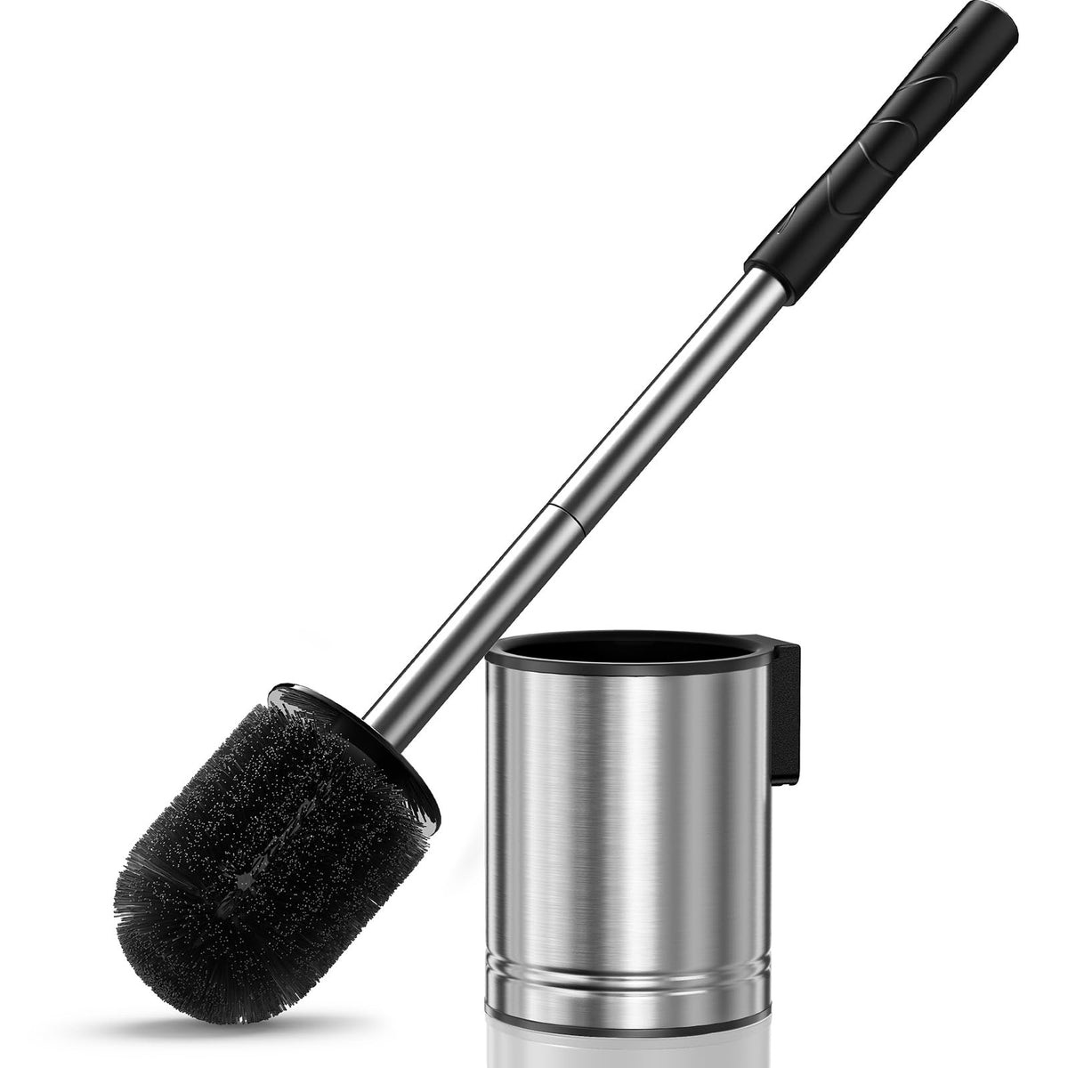 HAMITOR Caravan Toilet Brush and Holder Set: Wall-Mounted Space-Saving