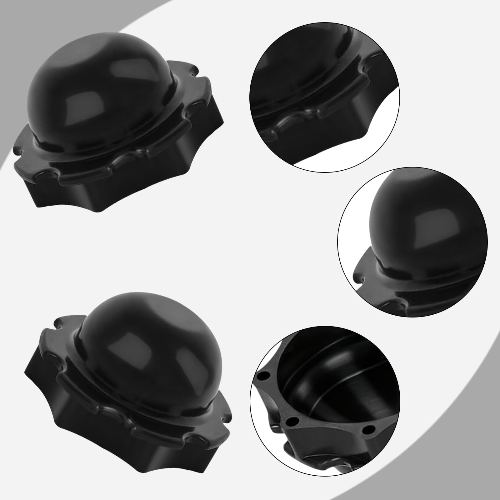 4pcs Rubber Inflatable Hot Tub Hole Plug P6575 Filter Stopper Cap Replacement Compatible with Lay Z Spa Coleman Bestway Intex Prevents Water Leaks