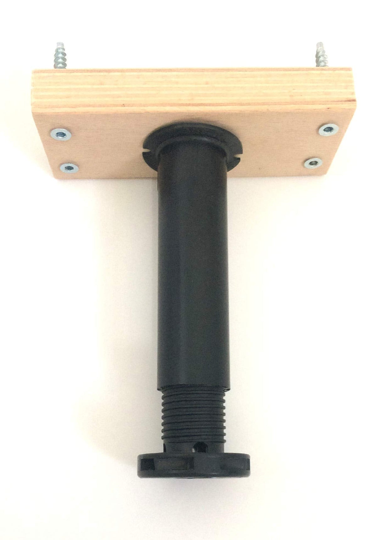 Polymat Adjustable Bed Centre Rail Support Foot Leg for Wooden Bed Double King Size (h=17cm to 29cm)