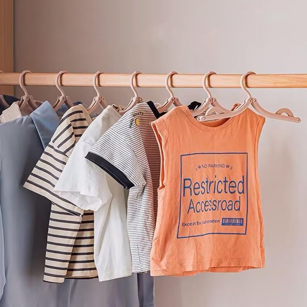 12Pcs Travel Hangers, Folding Clothes Hangers Portable Coats Hangers
